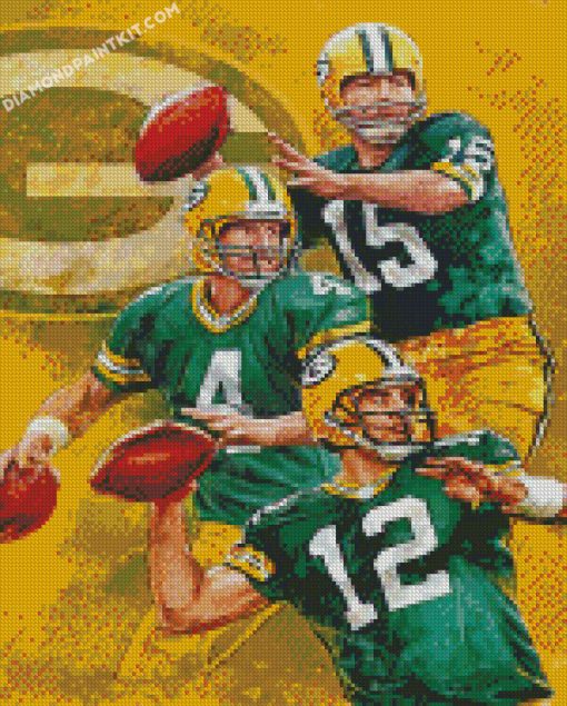 green bay packers art diamond paintings