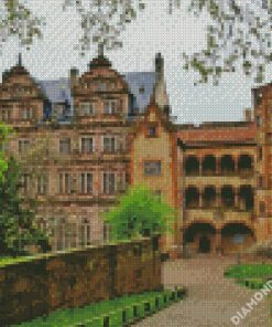 Heidelberger Palace Germany diamond painting