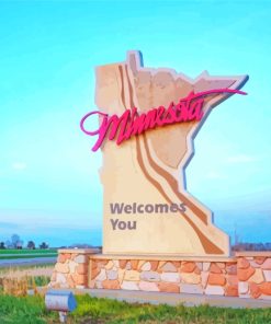 Aesthetic Minnesota City diamond painting