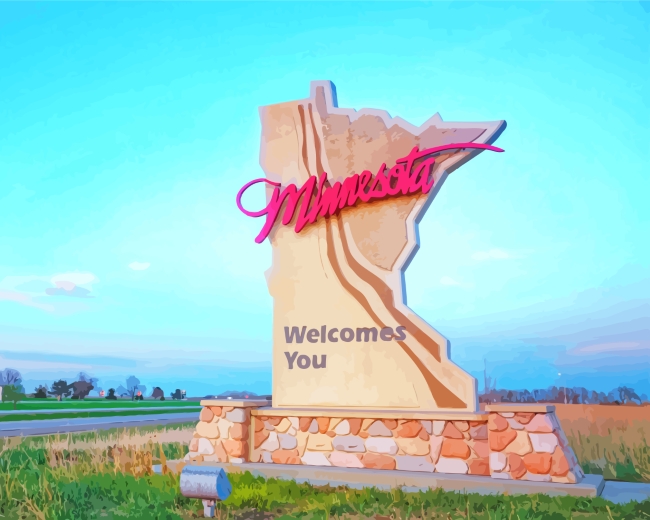 Aesthetic Minnesota City diamond painting