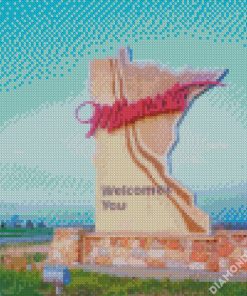 Aesthetic Minnesota City diamond painting