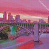 Minneapolis At Sunset diamond painting