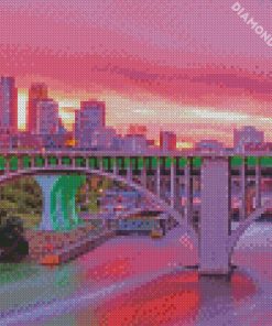 Minneapolis At Sunset diamond painting