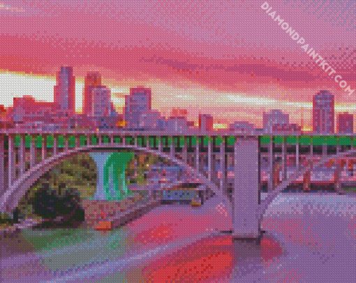 Minneapolis At Sunset diamond painting