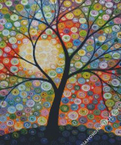 Abstract Tree Art diamond painting