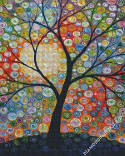 Abstract Tree Art diamond painting