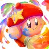 Adorable Kirby diamond painting