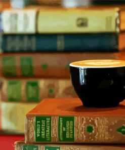 Aesthetic Coffee And Books diamond painting