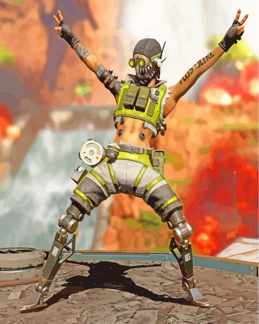 Apex Legend Octane diamond painting