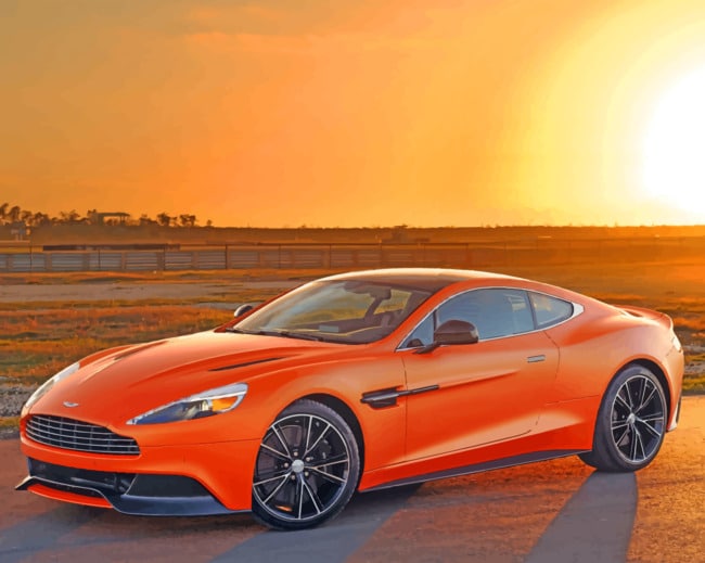 Aston Martin Vanquish Vehicle diamond painting