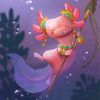 Axolotl Warrior diamond painting