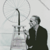 Black And White Marcel Duchamp diamond painting