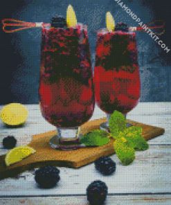 Black Berry Mojitos diamond painting