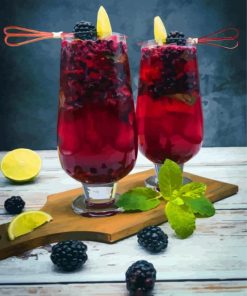 Black Berry Mojitos diamond painting