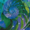 Blue And Green Nautilus Shell diamond painting