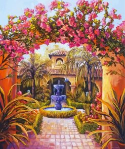 Bougainvillea Garden diamond painting