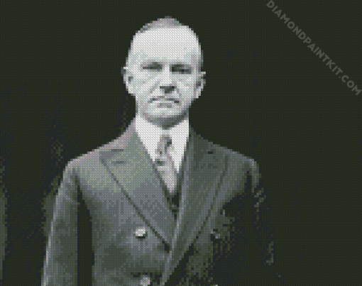 Calvin Coolidge President diamond painting