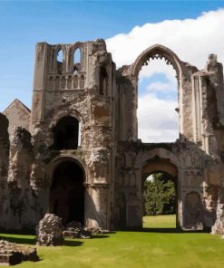 Castle Acre Castle Acre Priory Norfolk diamond painting