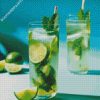 Classic Mojito Mocktail diamond painting