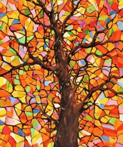 Colorful Abstract Tree diamond painting