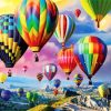 Colorful Airballons Up diamond painting