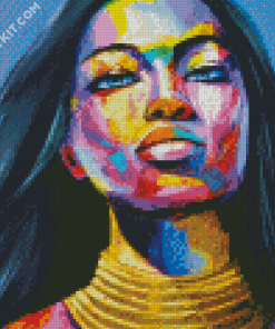 Colorful Girl Art diamond painting