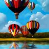 Colorful Hot Airballoons diamond painting