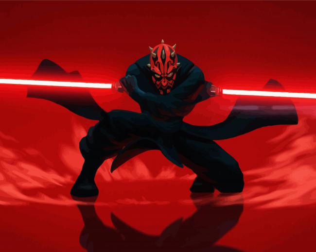 Darth Maul Star Wars diamond painting