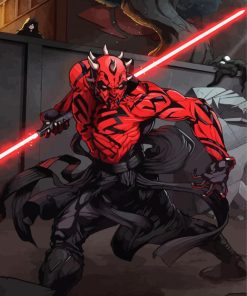 Darth Maul diamond painting