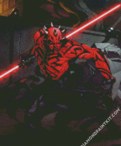 Darth Maul diamond painting