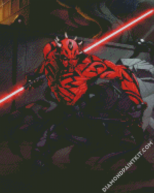 Darth Maul diamond painting