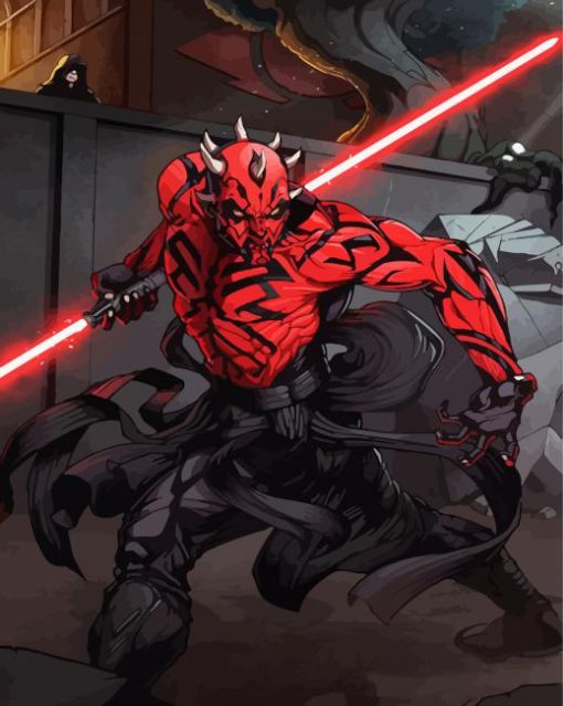 Darth Maul diamond painting