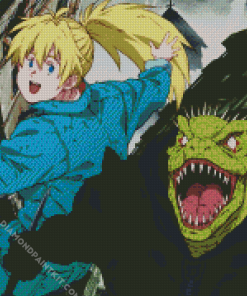 Dorohedoro And Nakaido diamond painting