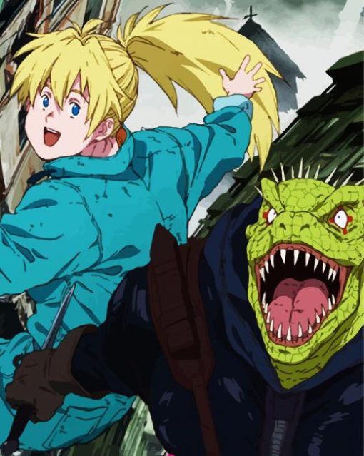 Dorohedoro And Nakaido diamond painting