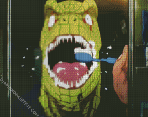 Dorohedoro Brushing His Tooth diamond painting