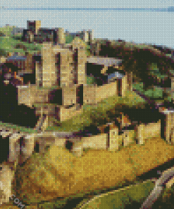 Dover Castle diamond painting