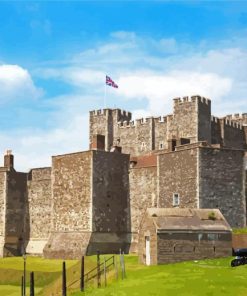 Dover Castle England diamond painting