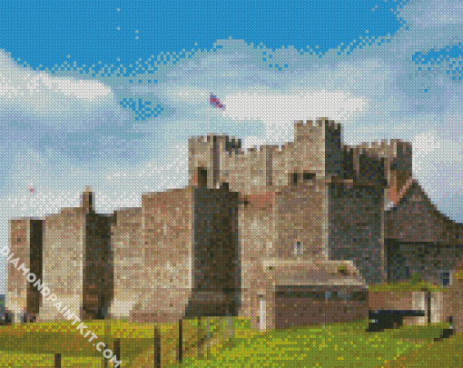 Dover Castle England diamond painting