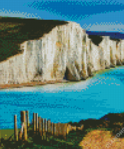 Dover White Cliffs diamond painting