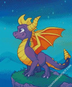 Spyro The Dragon diamond painting