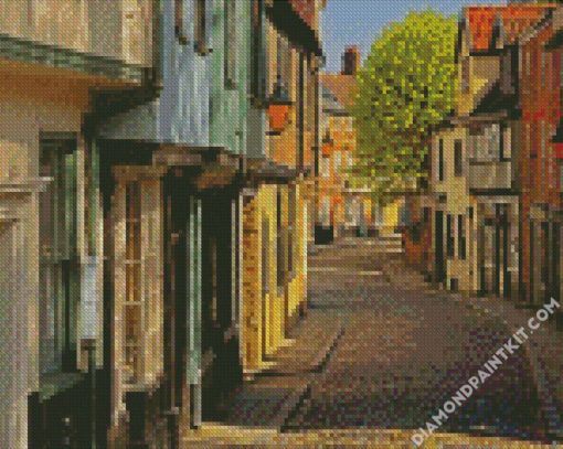 Elm Hill Norfolk diamond painting