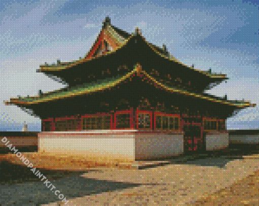 Erdene Zuu Monastery Mongolia diamond painting