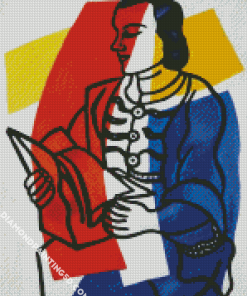 Fernand Leger Reading Art diamond painting