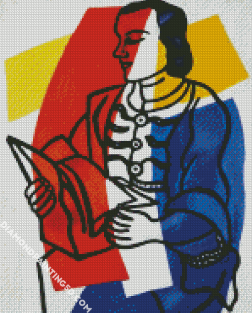 Fernand Leger Reading Art diamond painting