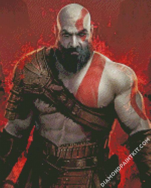 God Of War Kratos diamond painting