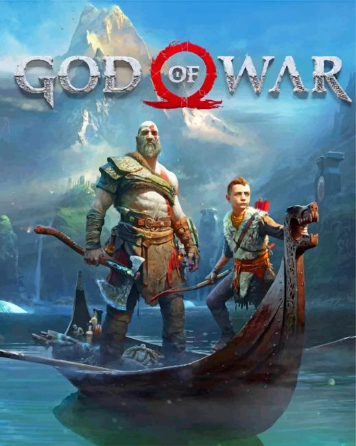 God Of War diamond painting