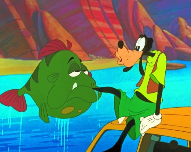 Goofy And The Fish diamond painting