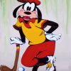 Goofy Playing Golf diamond painting