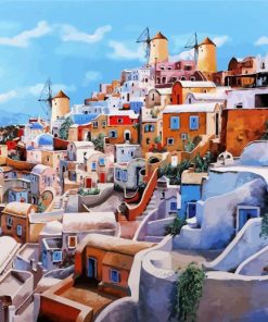 Greece Santorini Island diamond painting