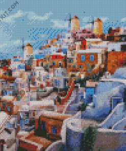 Greece Santorini Island diamond painting